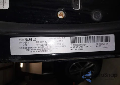 2019 Dodge Challenger Sxt Awd из США, поврежденный, VIN 2C3CDZGG8KH690379